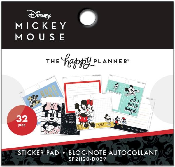 3.59Alfombrilla de Mickey Mouse y Minnie Mouse pegatinas pequeñas  almohadilla